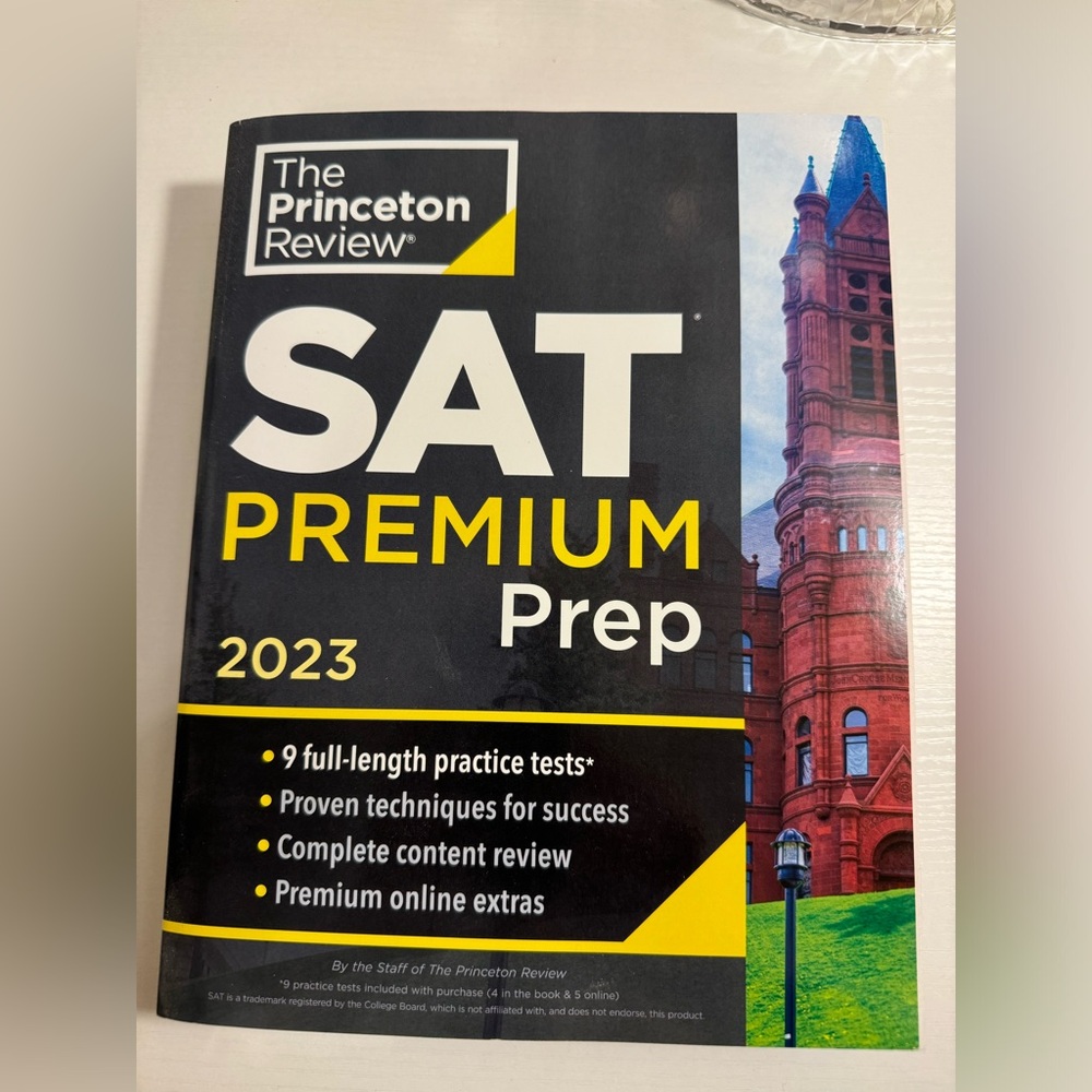 2023 and 2022 Princeton SAT & ACT Review Books